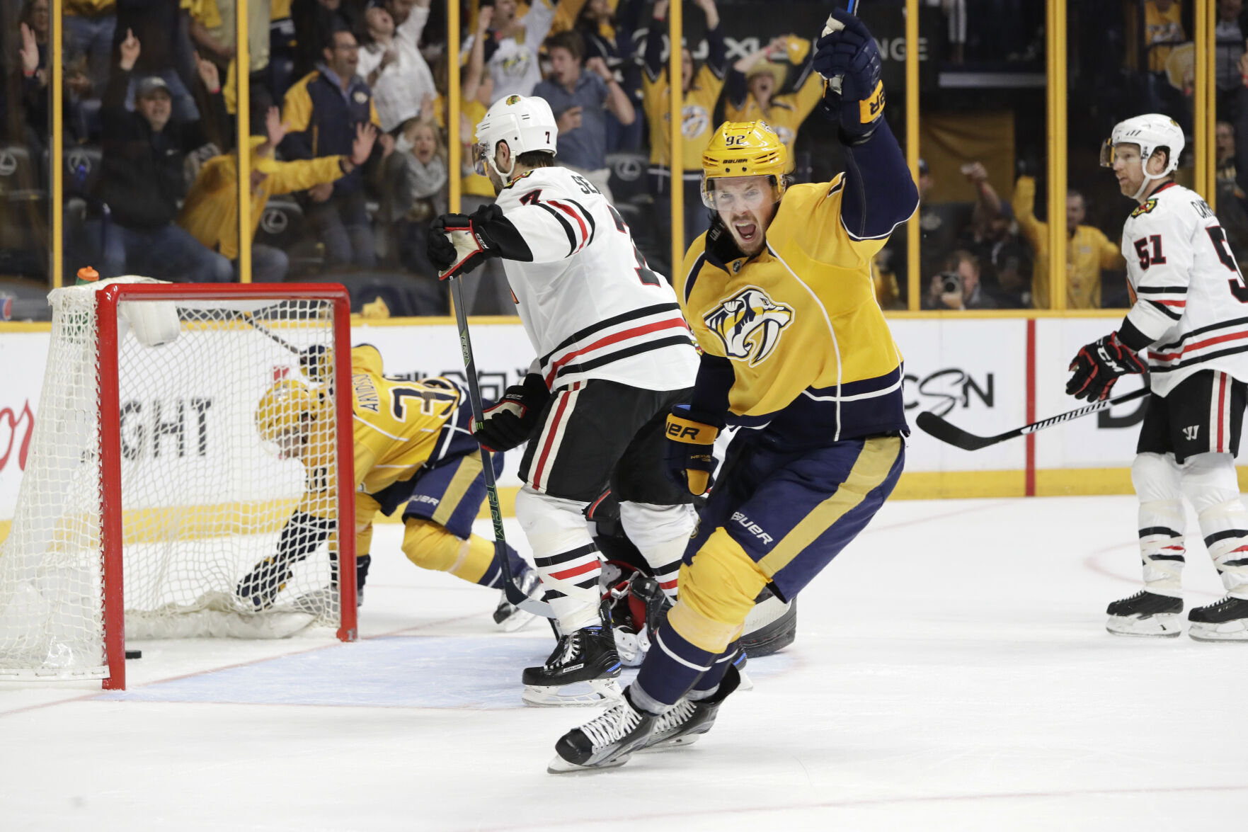 2017: Nashville Predators sweep top-seeded Chicago Blackhawks